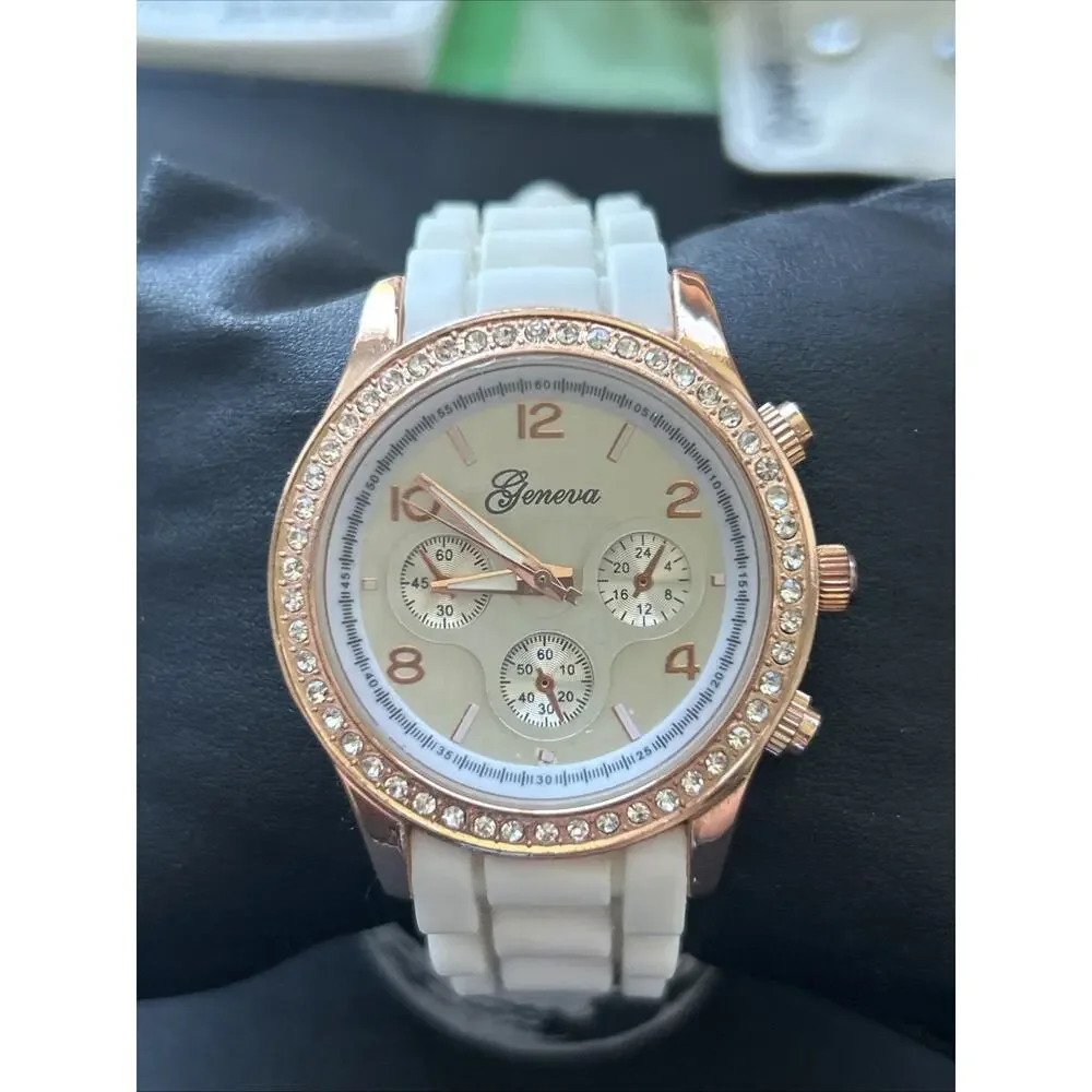Geneva Rose Gold Tone Women’s Quartz Watch